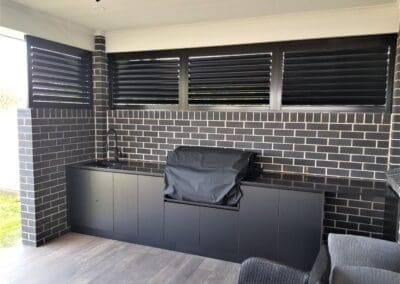 outdoor living aluminium shutters